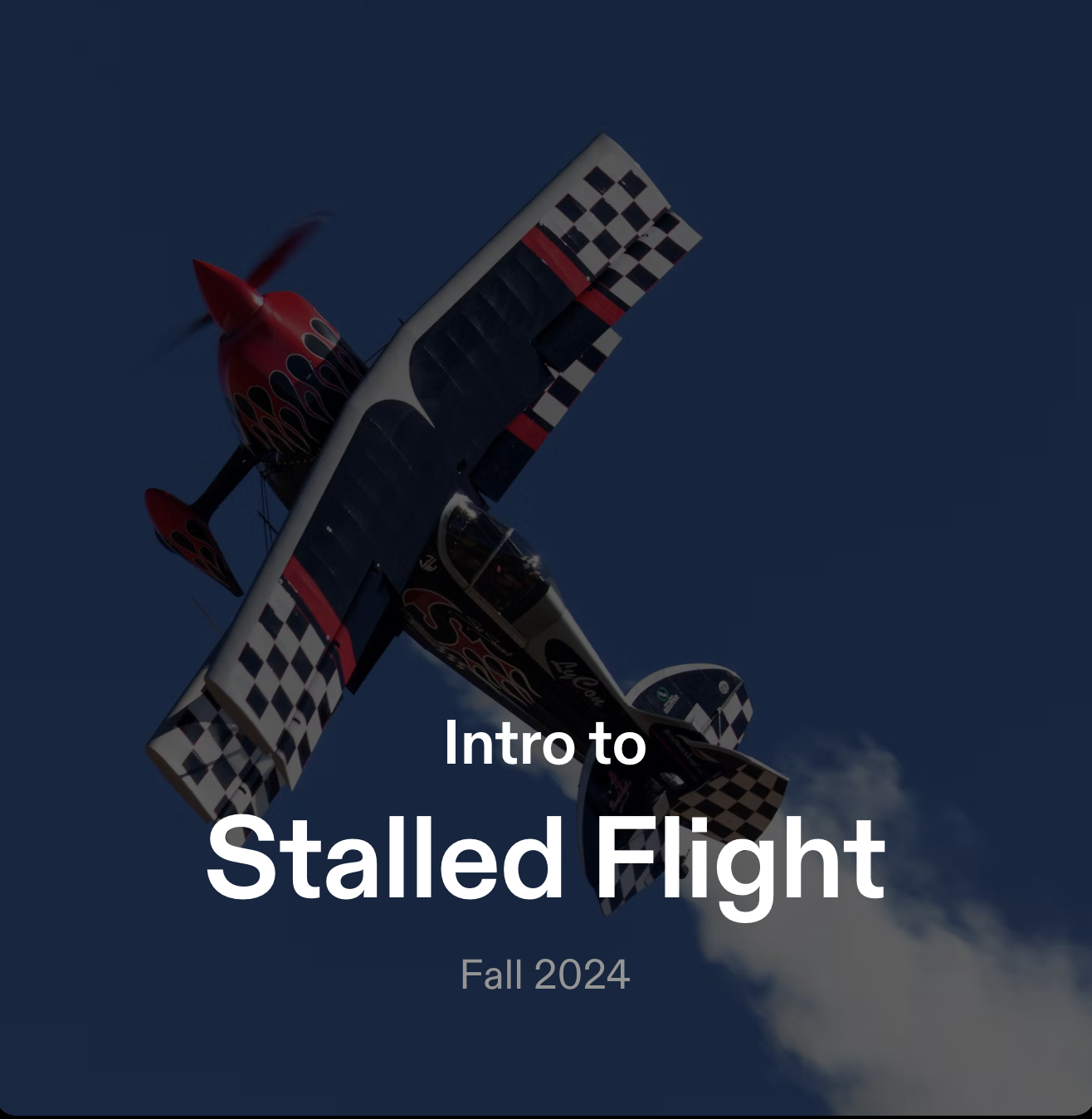 Intro to Stalled Flight Hero for Digital Brief