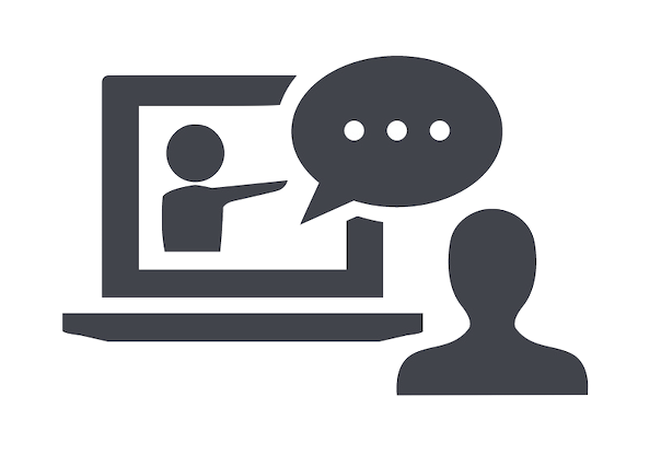 Remote Coaching Instruction Icon Remote Coaching Instruction Icon